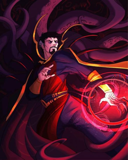 Doctor Strange Illustration paint by numbers