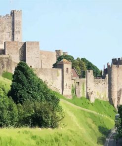 England Dover Castle paint by numbers