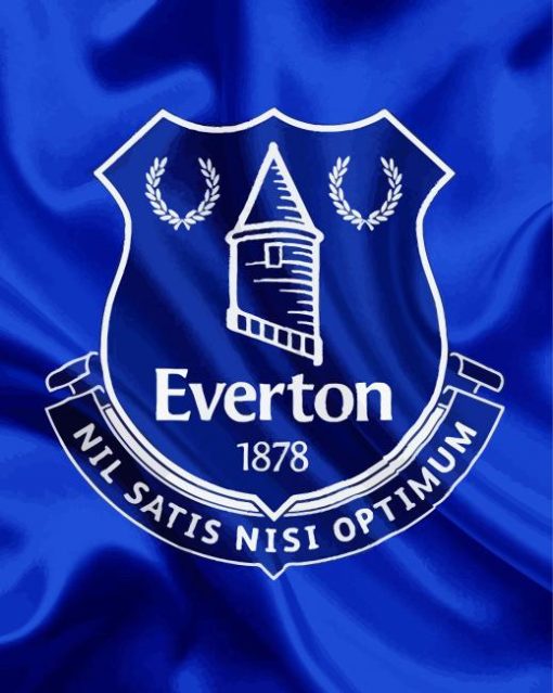 Everton Football Club Logo paint by numbers