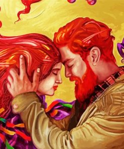 Ginger Soulmates paint by numbers