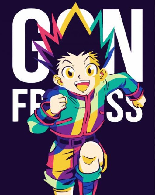 Gon Freecss Pop Art paint by number