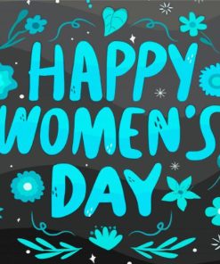 Happy Womens Day paint by numbers