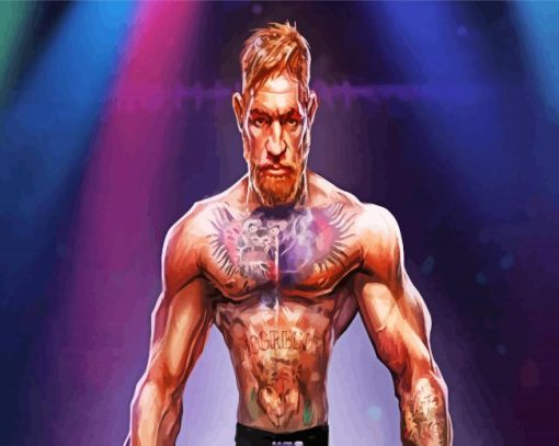 Conor Mcgregor painnt by number