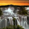 Iguazu National Park At Sunset paint by number