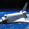 Illustration Space Shuttle paint by numbers