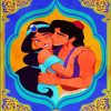 Jasmine And Aladdin paint by number