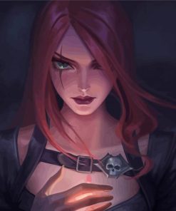 League Of Legends Katarina paint by number