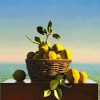 Lemons Basket paint by numbers