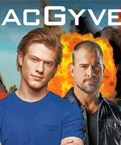 Macgyver Movie paint by number