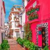 Marbella Buildings paint by numbers