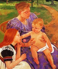 Mary Cassatt The Family paint by numbers