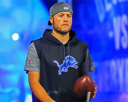 Matthew Stafford paint by numbers