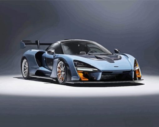 Mclaren Sport Car paint by number