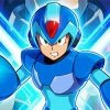 Mega Man Anime paint by number