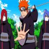 Nagato And Konan And Yahiko Characters paint by numbers