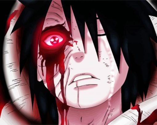 Obito Uchiha Naruto paint by number