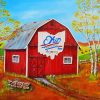 Ohio Bicentennial Barn paint by number