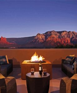 Peaceful Sedona Arizona paint by number