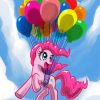 Pinkie Pie With Balloons paint by number