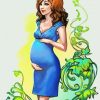 Pregnant Woman paint by number