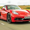 Porsche 718 Boxster paint by numbers