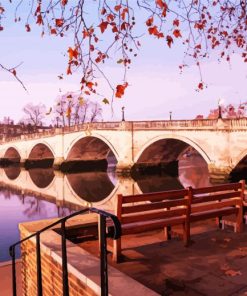 Richmond Bridge paint by number