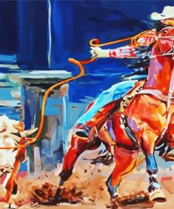 Rodeo paint by numbers