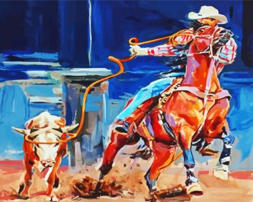 Rodeo paint by numbers