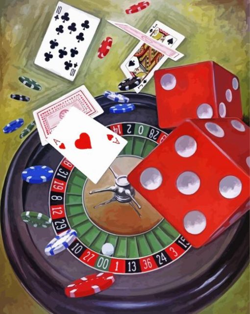 Roulette Game paint by number