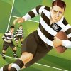 Rugby Sport paint by numbers