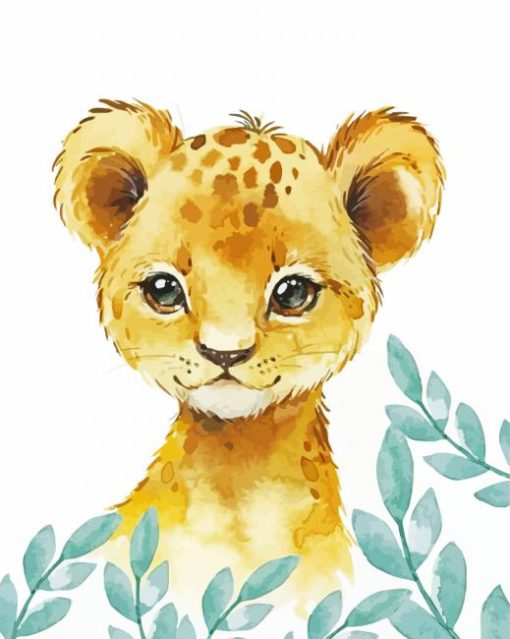 Safari Baby paint by number