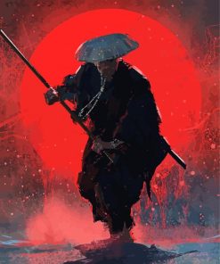 Samurai Art paint by numbers