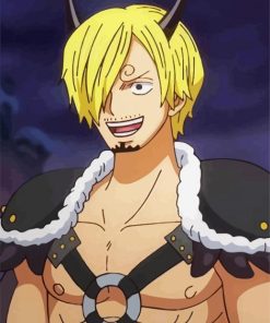 Sanji One Piece paint by numbers