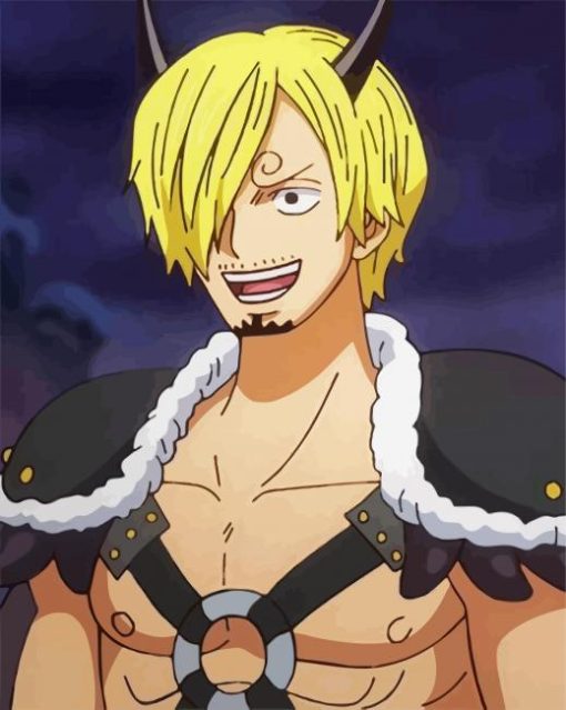 Sanji One Piece paint by numbers