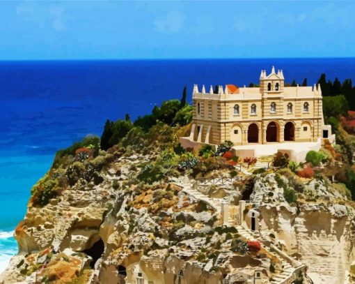 Santa Maria Dell Isola Tropea paint by number