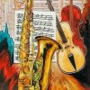 Saxofonist Art paint by numbers