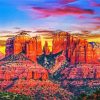 Sedona Arizona Mountains paint by numbers