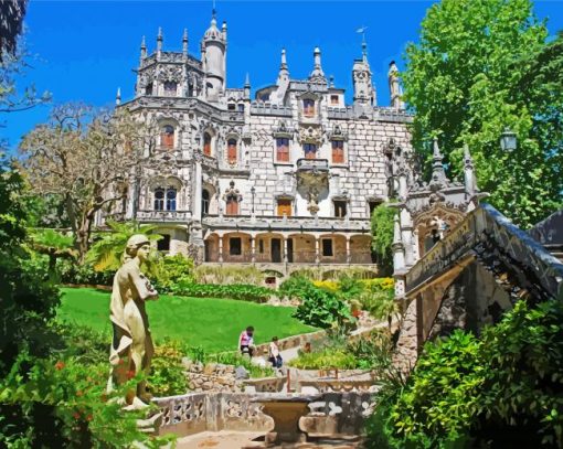 Sintra Quinta Da Regaleira paint by number