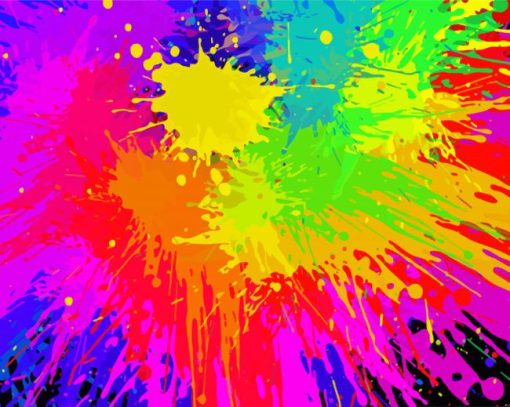 Splash Colors paint by numbers