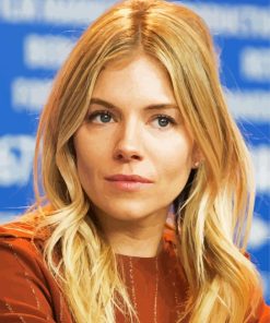 The Beautiful Actress Sienna Miller paint by numbers