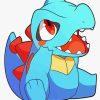 Totodile Anime paint by number