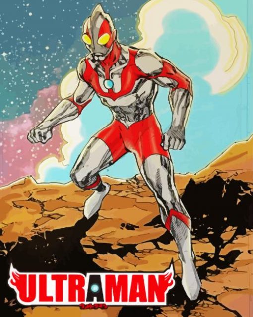 Ultraman Hero paint by number