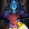 Wizard Lady paint by number