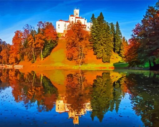 Zagreb Nature Reflection paint by number