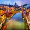 Zhouzhuang Water Town Night China paint by number