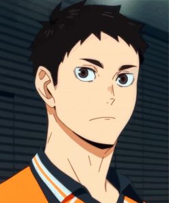 Haikyuu Anime Daichi Sawamura paint by number