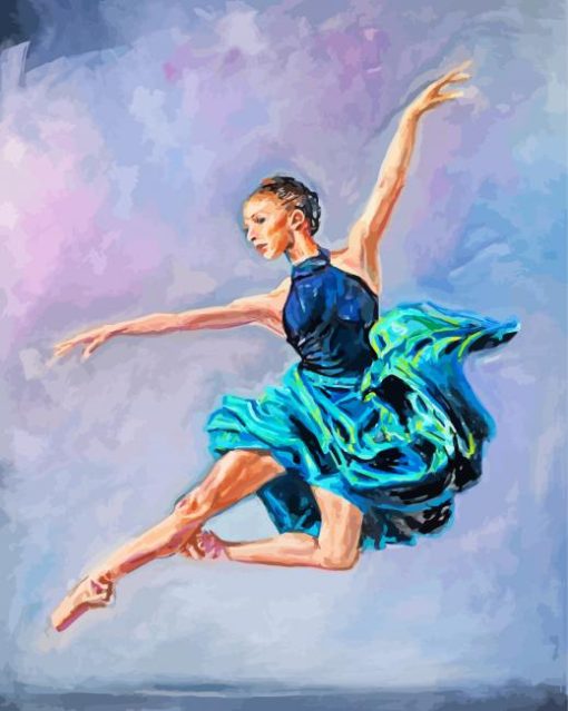 Ballet Dancer Art paint by number