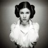 Black And White Princess Leia paint by numbers