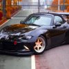 Black Mazda Mx5 Car paint by number