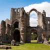 Castle Acre Castle Acre Priory Norfolk paint by number